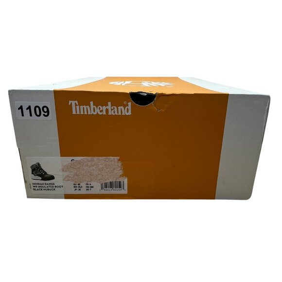 Timberland Women’s Black Nubuck Waterproof Insulated Moriah Range Boots Size US9 - Picture 12 of 13